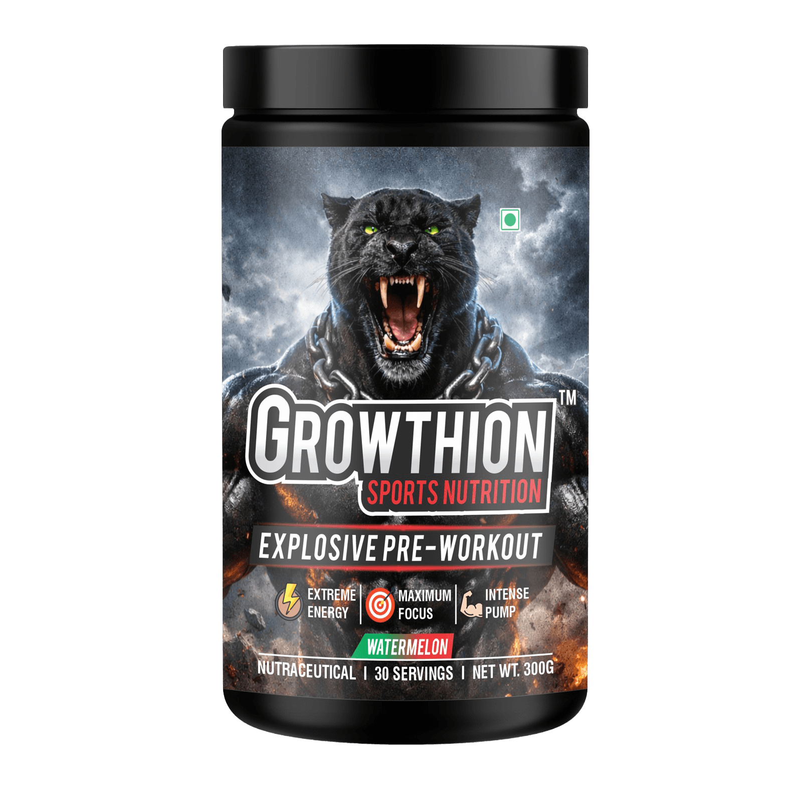 Growthion Xplosive Pre-Workout supplement