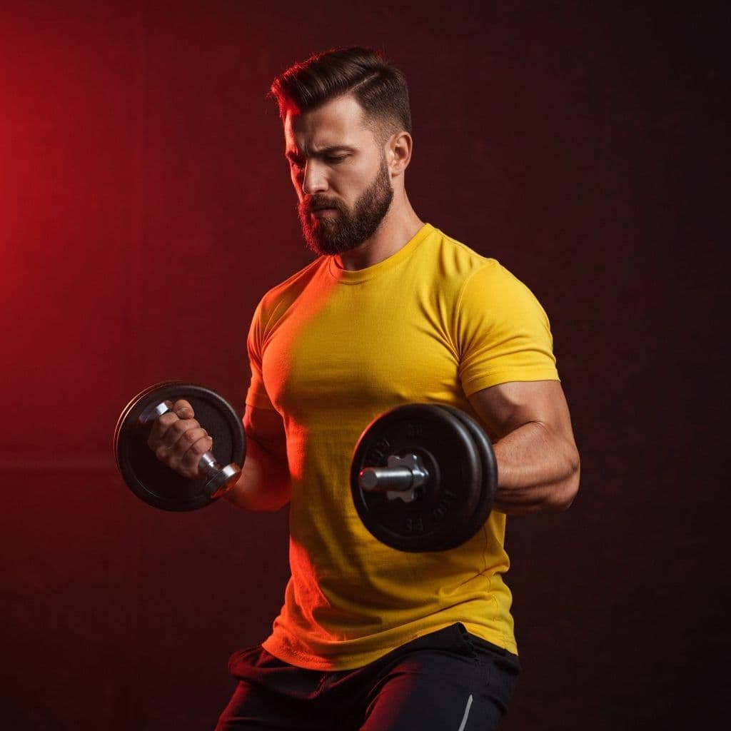 Shaker bottle on fitness bench
